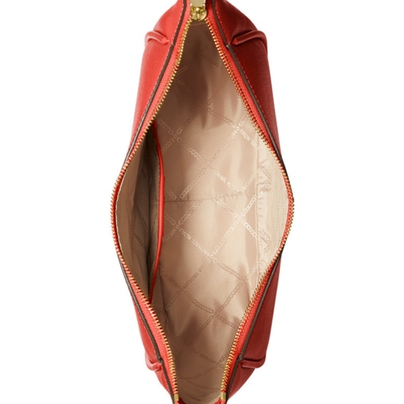 Michael Kors Cheryl Medium Leather Adjustable Crossbody in Brown Terracotta - Picture 3 of 3